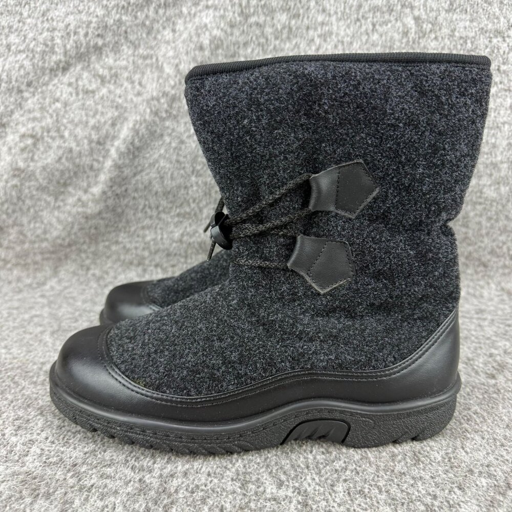 ✅Womens 7M Wanderlust Canada Alpine Grey Pull On Waterproof Winter Snow Boots - Picture 9 of 14